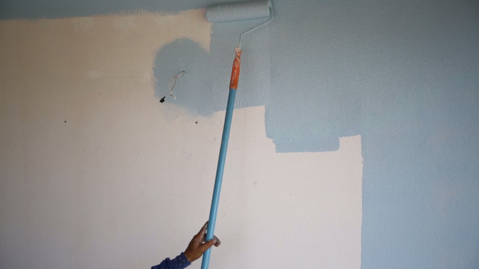 Living recién pintado