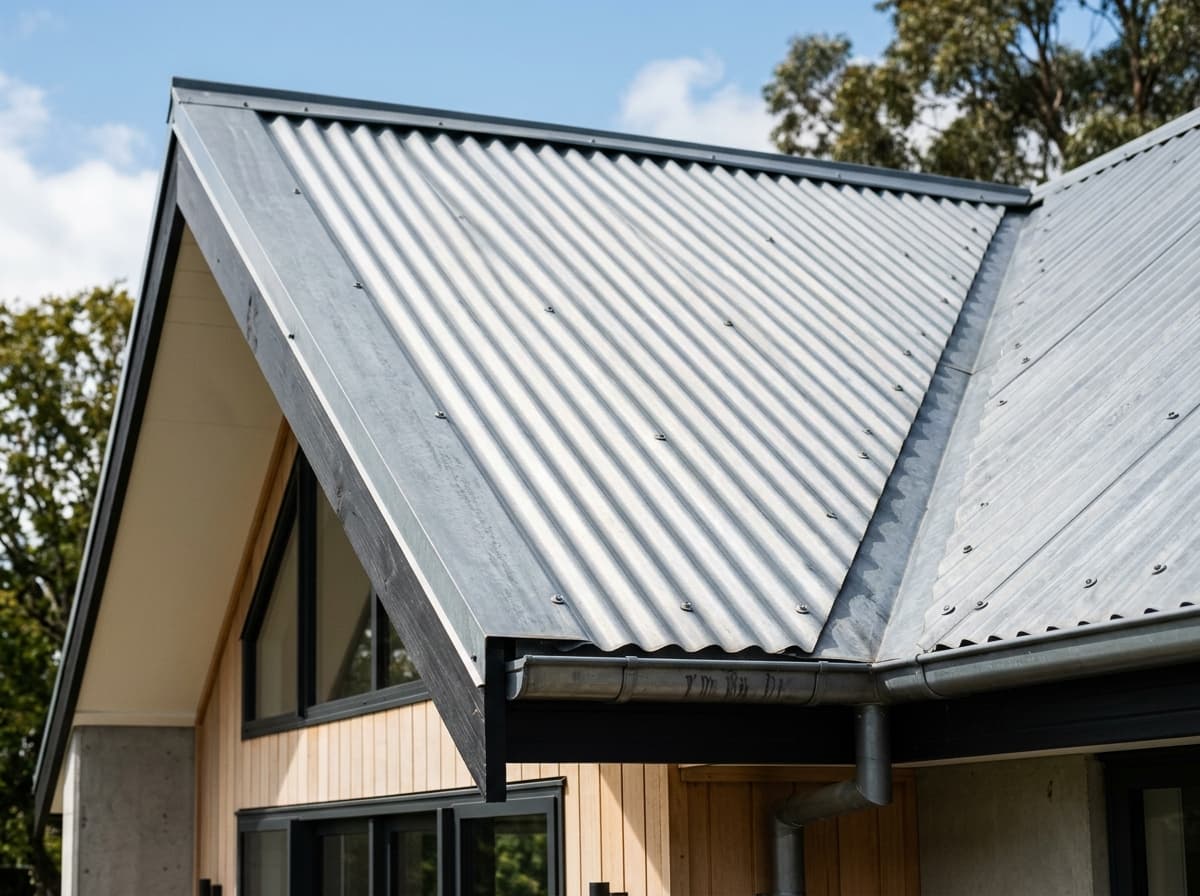Instalación de planchas de zinc